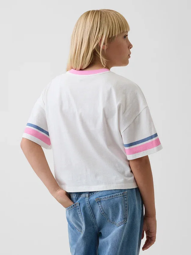 Παιδικό φαρδύ T-shirt με γραφικό σχέδιο
