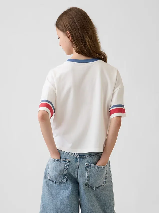 Παιδικό φαρδύ T-shirt με γραφικό σχέδιο