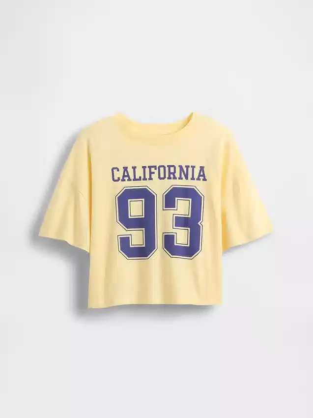 Παιδικό φαρδύ T-shirt με λογότυπα πολιτειών