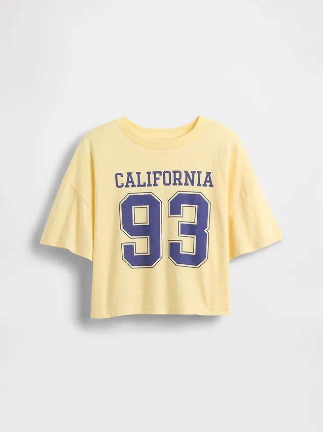 Παιδικό φαρδύ T-shirt με λογότυπα πολιτειών