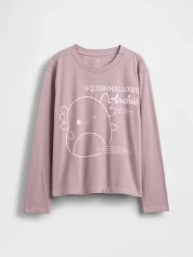 Παιδικό φαρδύ T-shirt με σχέδια Squishmallow