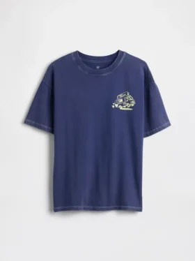 Παιδικό φαρδύ T-shirt με σχέδιο