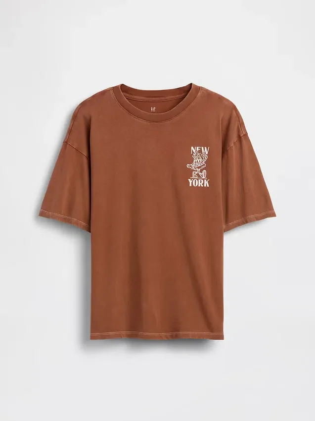 Παιδικό φαρδύ T-shirt με σχέδιο