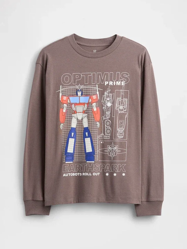 Παιδικό φαρδύ T-shirt με σχέδιο