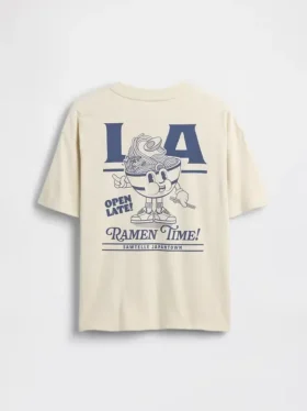 Παιδικό φαρδύ T-shirt με σχέδιο