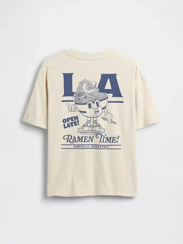 Παιδικό φαρδύ T-shirt με σχέδιο