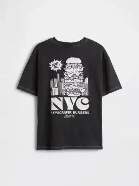 Παιδικό φαρδύ T-shirt με σχέδιο