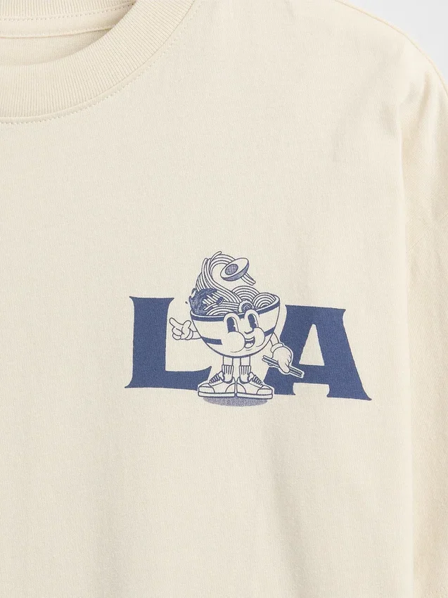 Παιδικό φαρδύ T-shirt με σχέδιο