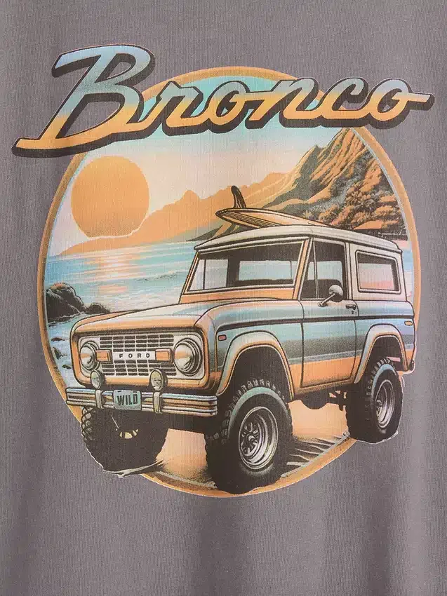 Παιδικό φαρδύ T-shirt με σχέδιο