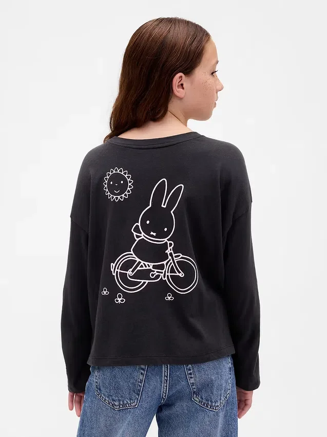 Παιδικό φαρδύ T-shirt με σχέδιο Miffy
