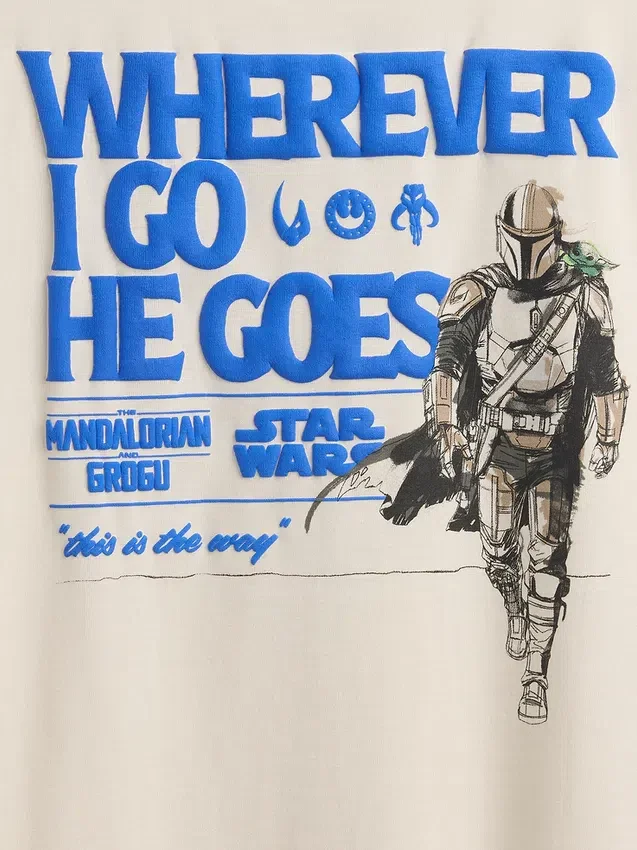 Παιδικό φαρδύ T-shirt με σχέδιο Star Wars