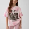 Παιδικό φαρδύ T-shirt Nirvana