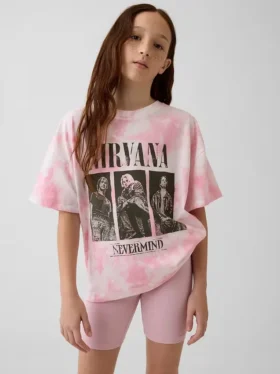 Παιδικό φαρδύ T-shirt Nirvana