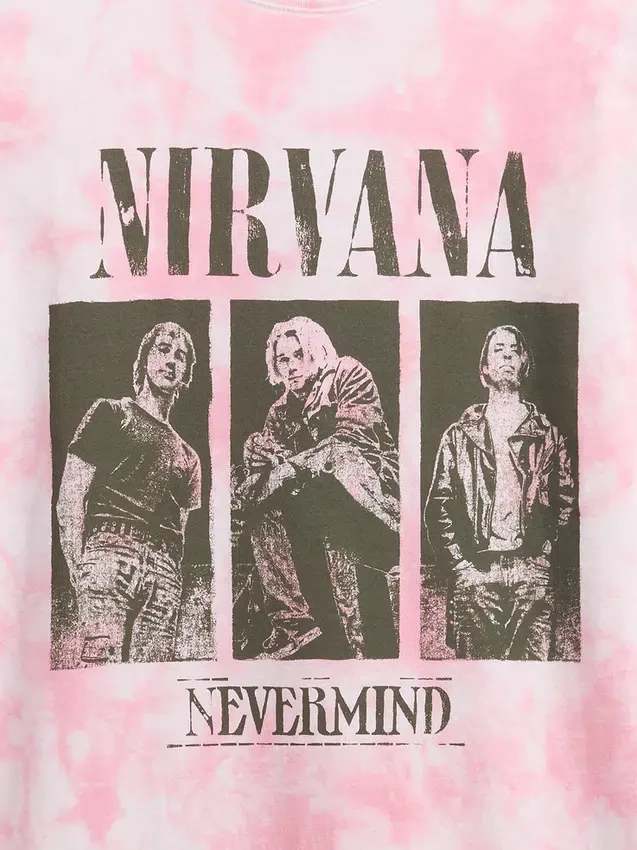 Παιδικό φαρδύ T-shirt Nirvana