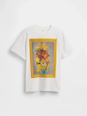 Παιδικό φαρδύ T-shirt-τουνίκ με μοτίβο Minions