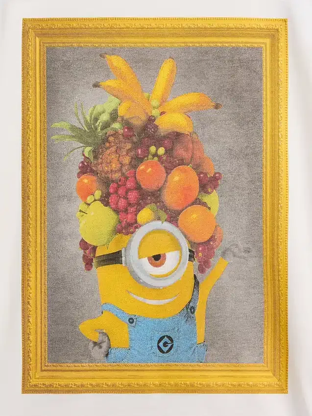 Παιδικό φαρδύ T-shirt-τουνίκ με μοτίβο Minions