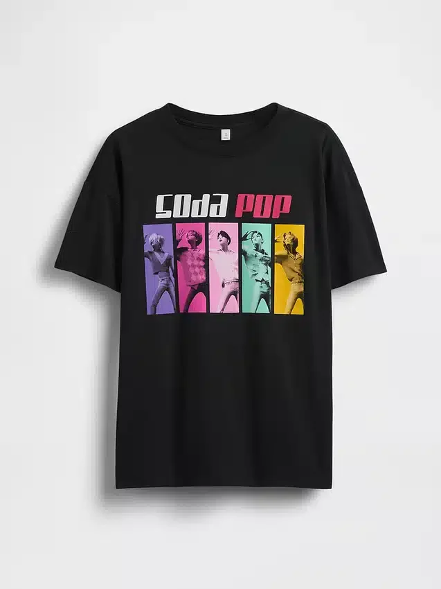 Παιδικό φαρδύ T-shirt τύπου τούνικα με γραφικά K-pop Demon Hunters