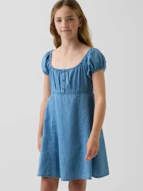 Παιδικό φόρεμα babydoll από τζιν