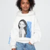 Παιδικό φούτερ με κουκούλα GAP × Disney Vintagesoft σε oversized γραμμή