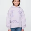 Παιδικό φούτερ με κουκούλα GAP × Disney Vintagesoft σε oversized γραμμή
