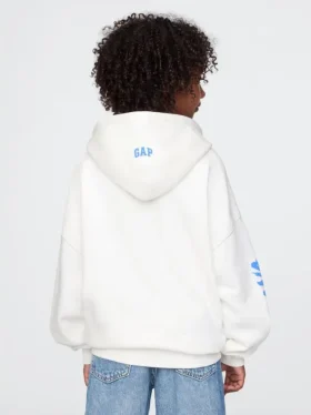Παιδικό φούτερ με κουκούλα GAP × Disney Vintagesoft σε oversized γραμμή