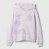 Παιδικό φούτερ με κουκούλα GAP × Disney Vintagesoft σε oversized γραμμή