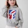 Παιδικό φούτερ με κουκούλα Robert Indiana Love