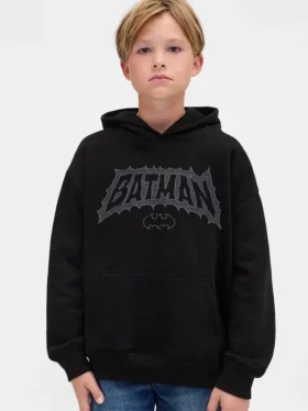 Παιδικό φούτερ με κουκούλα Vintagesoft Batman