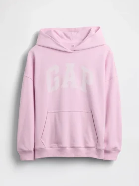 Παιδικό φούτερ με κουκούλα Vintagesoft Terry σε oversized γραμμή