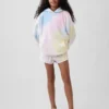 Παιδικό φούτερ με κουκούλα Vintagesoft Terry σε oversized γραμμή
