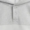 Παιδικό φούτερ Vintagesoft με χαλαρή εφαρμογή, κολάρο Henley και κουκούλα