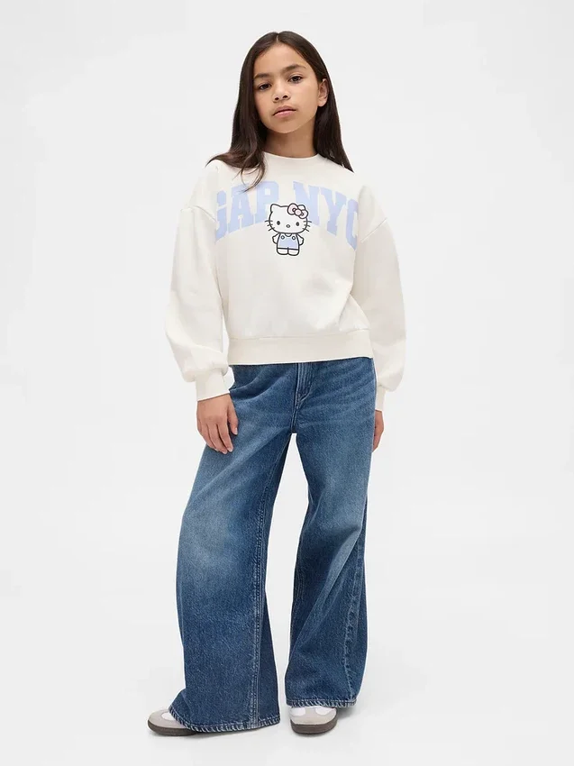 Παιδικό φούτερ Vintagesoft με λογότυπο Hello Kitty