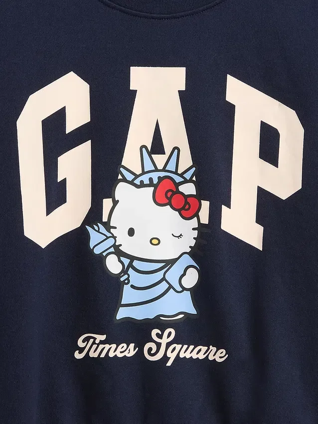 Παιδικό φούτερ Vintagesoft με λογότυπο Hello Kitty