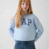 Παιδικό φούτερ Vintagesoft Terry με φαρδύ λαιμό και λογότυπο