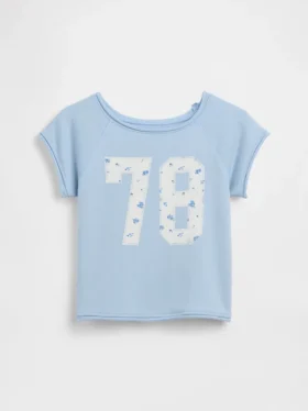 Παιδικό φούτερ Vintagesoft Terry με γραφικά και μανίκια Raglan