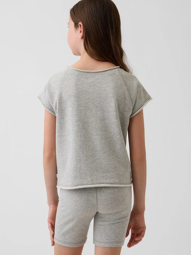 Παιδικό φούτερ Vintagesoft Terry με γραφικά και μανίκια Raglan
