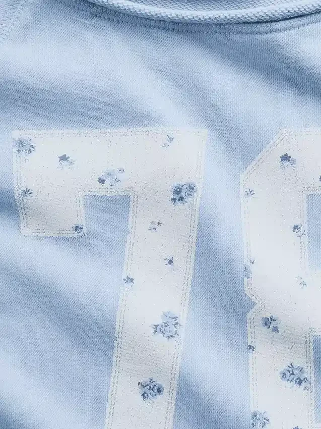 Παιδικό φούτερ Vintagesoft Terry με γραφικά και μανίκια Raglan