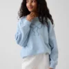Παιδικό φούτερ Vintagesoft Terry με γραφικά, σε oversized γραμμή