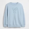 Παιδικό φούτερ Vintagesoft Terry με γραφικά, σε oversized γραμμή