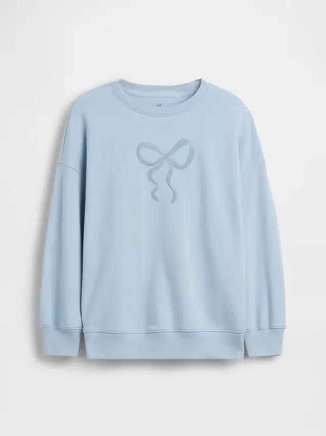 Παιδικό φούτερ Vintagesoft Terry με γραφικά, σε oversized γραμμή