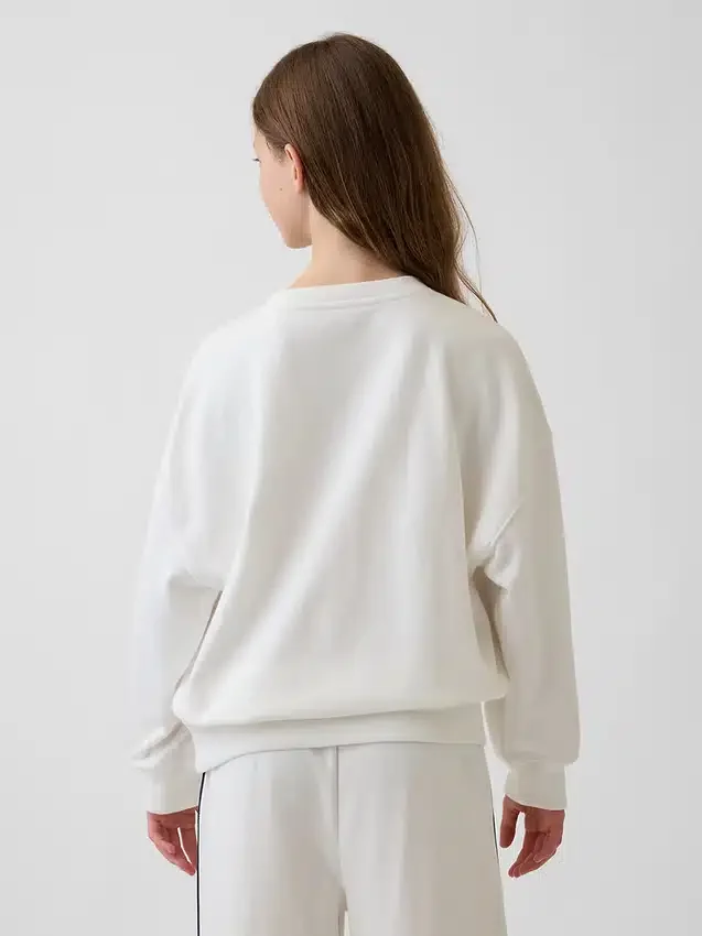 Παιδικό φούτερ Vintagesoft Terry με γραφικά, σε oversized γραμμή