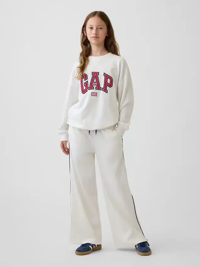 Παιδικό φούτερ Vintagesoft Terry με γραφικά, σε oversized γραμμή