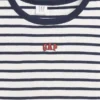 Παιδικό κεντημένο T-shirt με ραβδώσεις