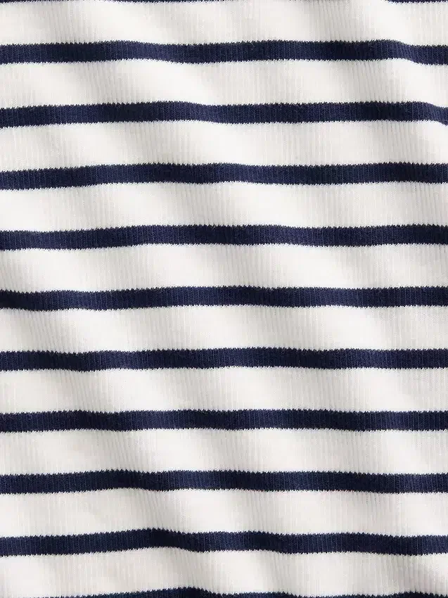 Παιδικό κεντημένο T-shirt με ραβδώσεις