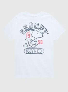 Παιδικό κοντοσορτς μπλουζάκι «Snoopy Phys Ed» της σειράς Peanuts