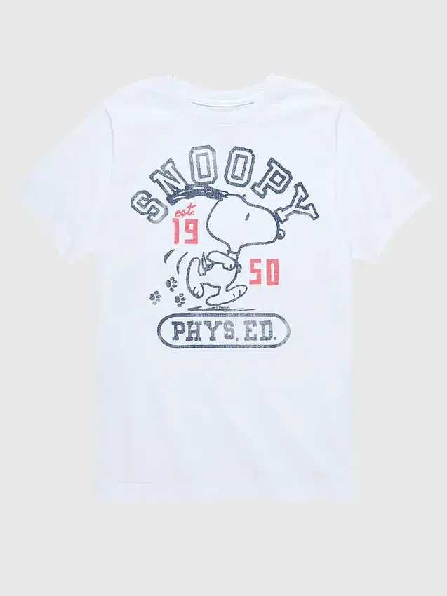 Παιδικό κοντοσορτς μπλουζάκι «Snoopy Phys Ed» της σειράς Peanuts