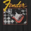 Παιδικό μπλουζάκι Fender με καρό μοτίβο κιθάρας