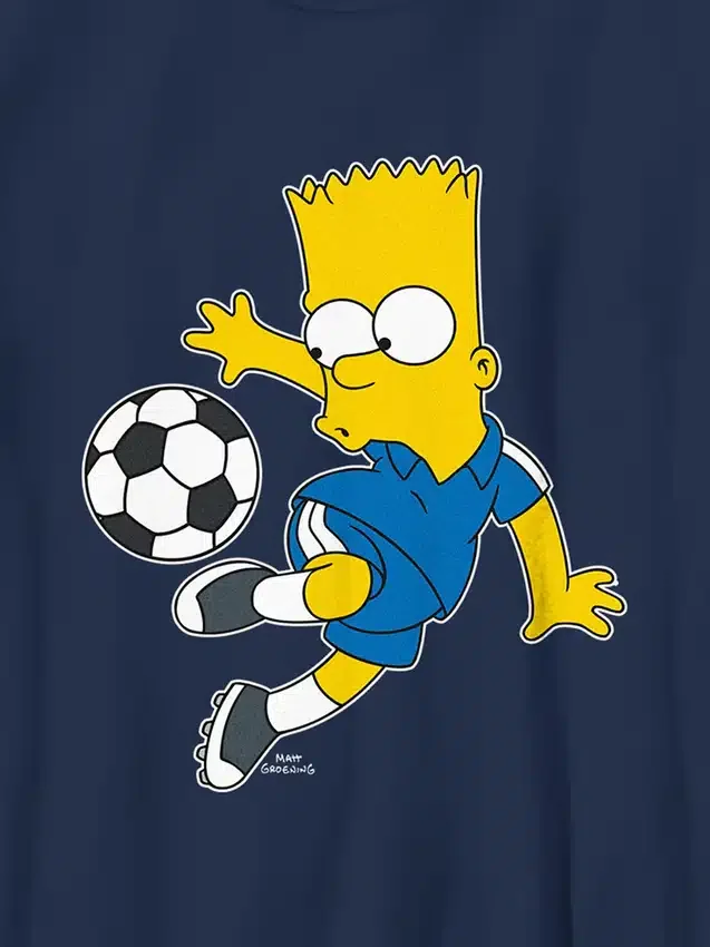 Παιδικό μπλουζάκι με γραφικά «Bart Simpson Soccer»