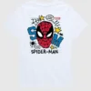 Παιδικό μπλουζάκι με γραφικό «Scribbled Spider-Man» της Marvel, σορτς