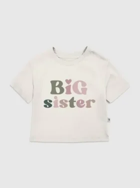 Παιδικό μπλουζάκι με σχέδιο «Big Sister»